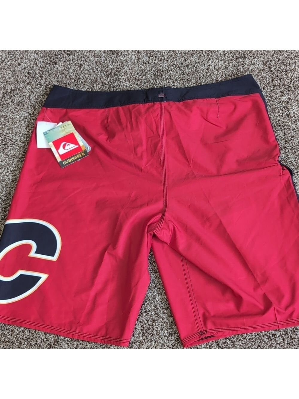 Quiksilver NHL Calgary Flames Board Shorts Men's Size 38 NEW